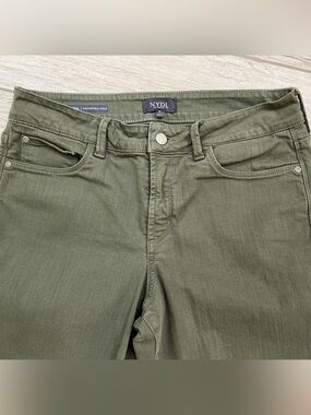 NYDJ Alina style Olive color pants